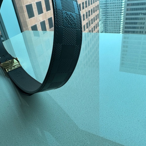 LOUIS VUITTON Damier Infini Santur Boston 35MM Reversible Belt - Picture 8 of 11